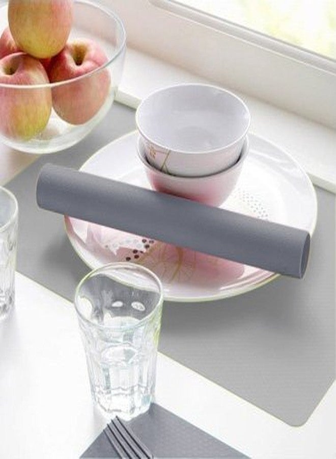 Skywalk Multipurpose Textured Super Strong Anti-Slip Eva Mat - for Fridge, Bathroom, Kitchen, Drawer, Shelf Liner, Size Full 3mtr Length(Color Silver Grey - Image 4